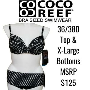 NWT Coco Reef Bikini 36/38D & XL